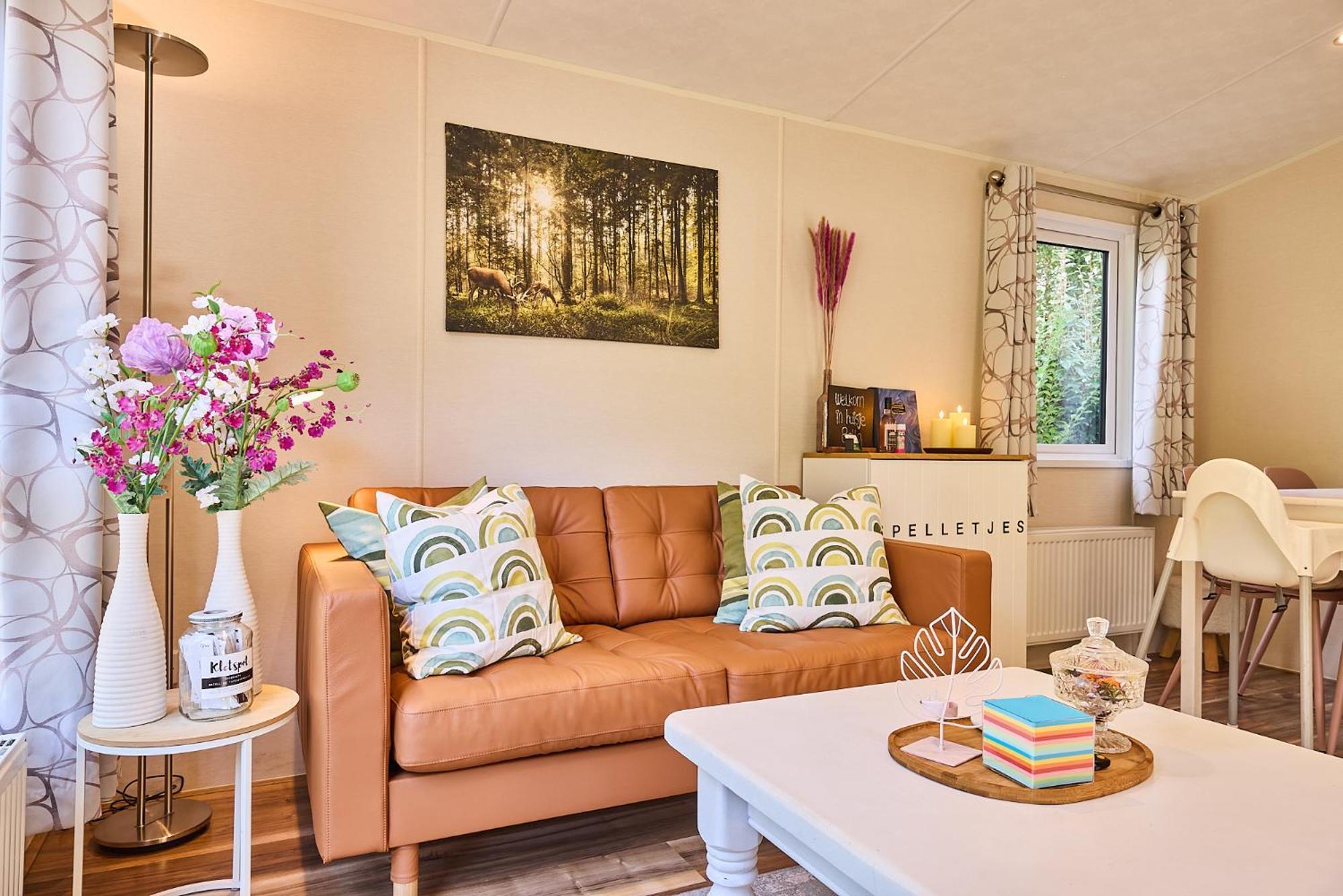 Chalet Huisje Bella Op De Veluwe Max 2 Volwassene บีคแบร์เกิน ภายนอก รูปภาพ
