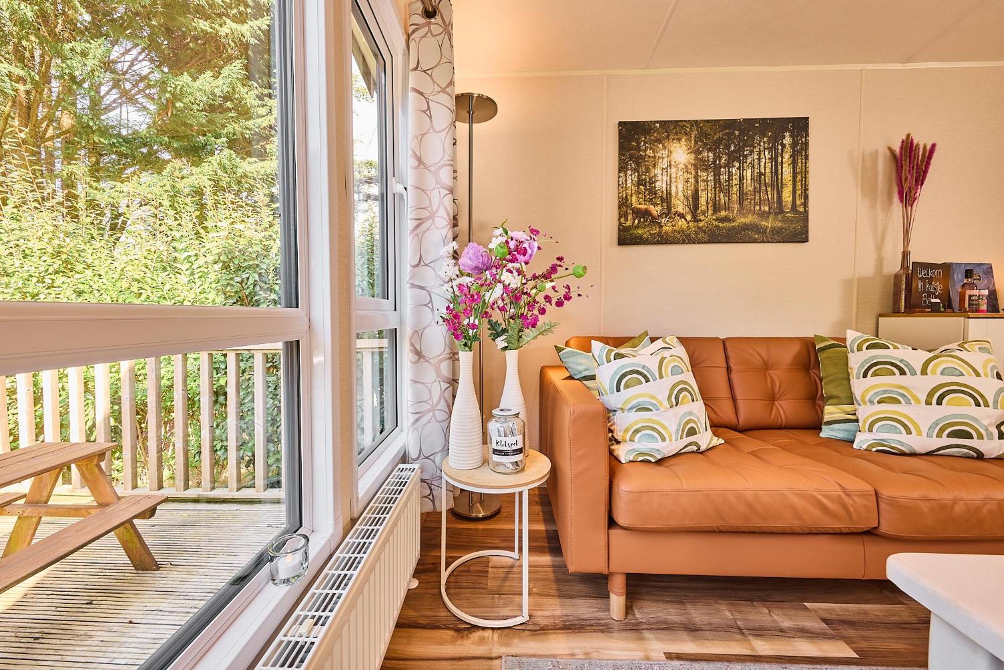 Chalet Huisje Bella Op De Veluwe Max 2 Volwassene บีคแบร์เกิน ภายนอก รูปภาพ