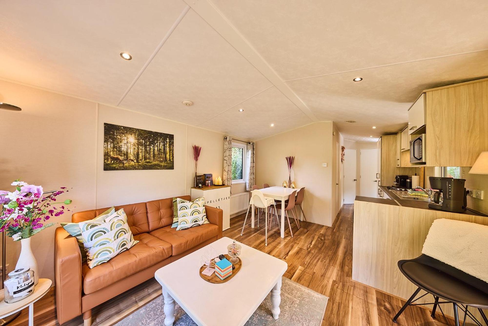 Chalet Huisje Bella Op De Veluwe Max 2 Volwassene บีคแบร์เกิน ภายนอก รูปภาพ